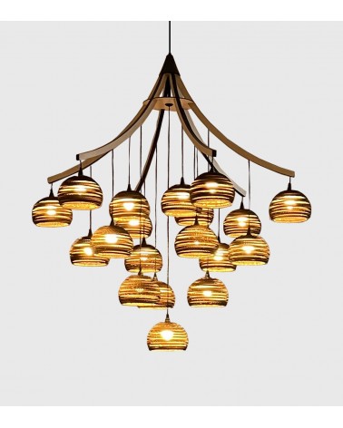 Lustre 6 bras / 19 novas 200